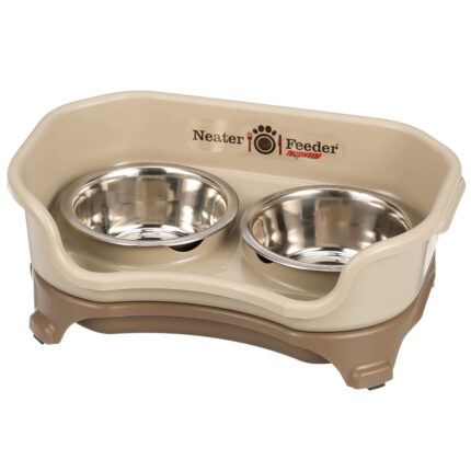 Neater Feeder Express With Stainless Steel Dog Bowls and Mess Proof Pet Feeder